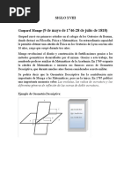 Matemáticas Siglos XVIII, XIX, XX y en La Actualidad