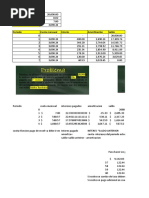 Tabla de Amortizacion de Interes Sobre Saldo Insoluto