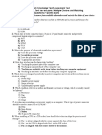 CoC Knowledge Test Assessment Tool 1