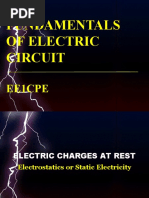 Fundamentals of Electric Circuit: Ee1Cpe