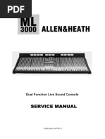 Service Manual: Dual Function Live Sound Console