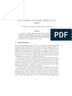 The Uniqueness of Naturally Additive Vector Spaces: G. Turing, I. Laplace, L. Wiener and C. Riemann