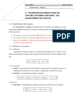 Chapitre 2 Tech Math Model Sys Lineaires