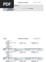 InvoiceRegister - Payables Invoice Register