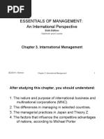 Essentials of Management: An International Perspective