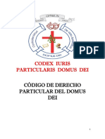 Codex Iuris Particularis Domus Dei PDF