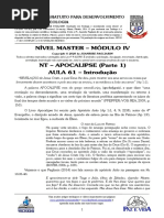 MASTER 2020 - MÓD IV - AULA 61 - NT - Apocalipse - Introdução PDF