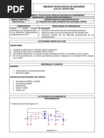 Laboratorio de Electrónica I - Practica 6 Transistor Interruptor