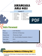 Kelompok 3 - Wawancara Ahli Gizi PDF