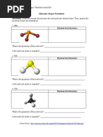 S-C-6-3 - Molecular Shapes Worksheet and KEY