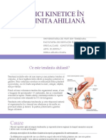 Tehnici Kinetice În Tendinita Ahiliană