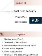 The Mutual Fund Industry: Mingzhu Wang