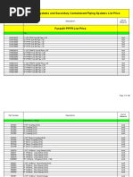 Waste Piping Systems and Secondary Containment Piping Systems List Price