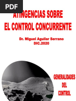 Atingencias Sobre El Control Concurrente - DIC.2020 - Dr. Miguel Aguilar Serrano