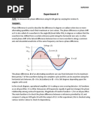 Experiment 4: Aim: Theory