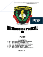 Silabo Desarr. Instruccion Policial Iii