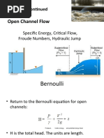 Lecture 18 X Open Channel Flow