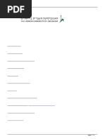 Organic Chemistry C - 69667: Syllabus