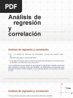 DIAPOSITIVAS Análisis de Regresión y Correlación - Estadística Descriptiva