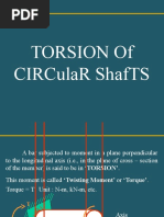 Torsion of Circular Shafts