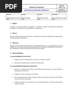 Pon-Cc-131 Procedimiento de Monitoreo de Condiciones Ambientales