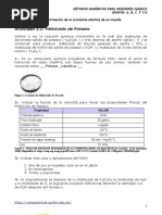 Determinacion de La Constante Elastica de Un Muelle