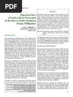 Riparian Flora of Kaliwa River Watershed in The Sierra Madre Mountain Range, Philippines