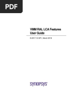 VMM RAL LCA Features User Guide: N-2017.12-SP1, March 2018