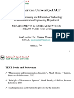 Measurements Instrumintations 1