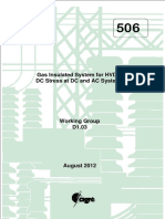 CIGRE TECHNICAL BROCHURE 506 Gas Insulated System For HVDC DC Stress at DC and AC Systems