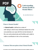 Understanding Mental Health & Mental Illness: By: Joan Marie Dael, LPT