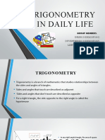 Trigonometry in Daily Life: Group Members