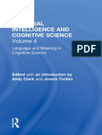 Language and Meaning in Cognitive Science - Cognitive Issues and Semantic Theory (PDFDrive) PDF