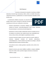 Evaluación Diagnóstica Inicial - MATEMATICA - NT2