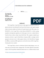 12.6 FEC Complaint - GAGOP v. Jon Ossoff For Senate and The Georgia Way