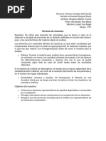 Tecnicas de Muestreo Bromatología PDF