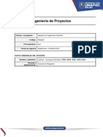 UNAPEC - Online - Syllabus - Ingenieria de Proyectos PDF