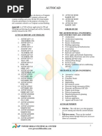 AutoCAD Instruction Manual