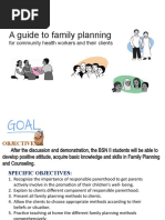 A Guide To Family Planning: For Community Health Workers and Their Clients