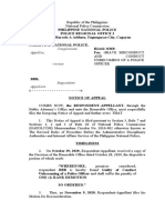 Notice of Appeal NAPOLCOM