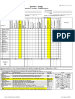 (Project Name) : Inspection Checklist - Brick/Blockworks