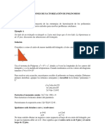 Aplicaciones de Factorización de Polinomios