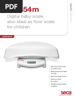 Digital Baby Scale, Also Ideal As Floor Scale For Children: Optimized