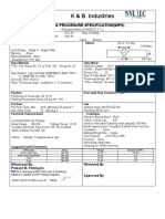 K & B Industries: Welding Procedure Specification (Wps