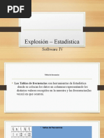 Explosión - Estadística