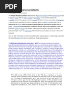 Nitrogen Phosphorus Detector Theory