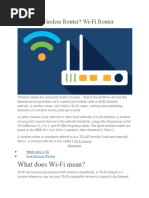 What Is A Wireless Router