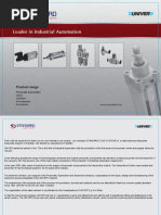 Leader in Industrial Automation: Valves Cylinders Air Treatment Accessories