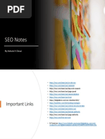 SEO Notes: by Ashwini V Desai