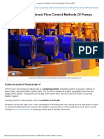 Comparison of 4 Different Flow Control Methods of Pumps - EEP